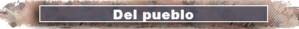 del pueblo
