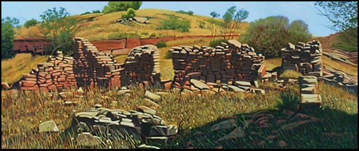 Sandoval Plaza - Ruinas - (c) http://www.ranches.org/corsino.htm
